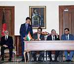 Afghanistan, India  Sign MoUs  